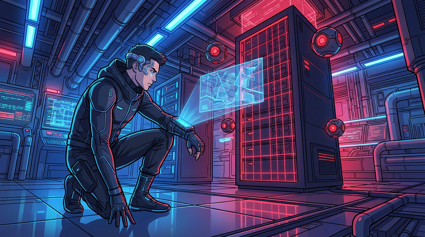 Cybernetic Gadgets and Dystopian Security Systems