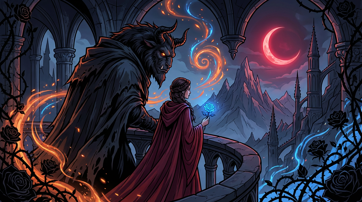 Dark Fantasy Reimagining Of Beauty And The Beast