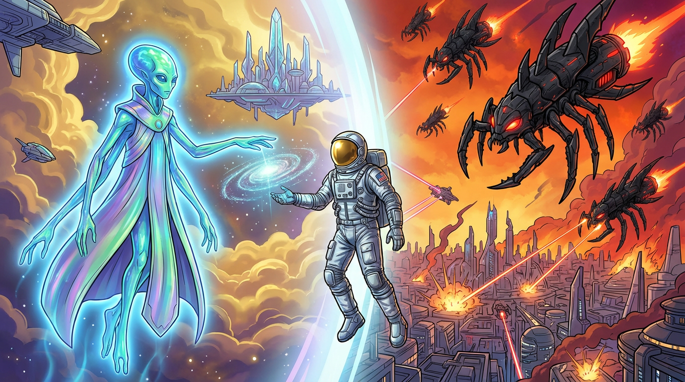 From Friendly Mentors to Terrifying Galactic Invaders