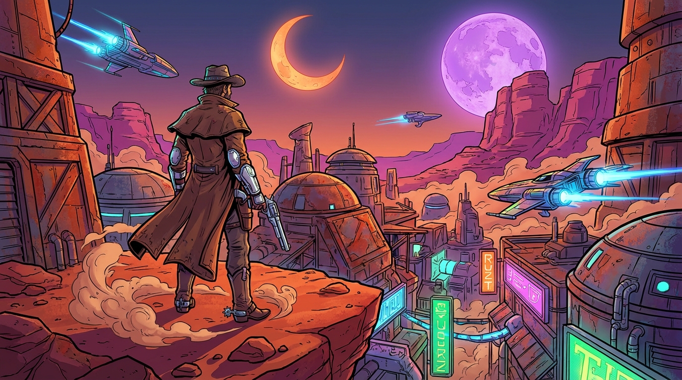 saddle up for the best space western books 1768399353284