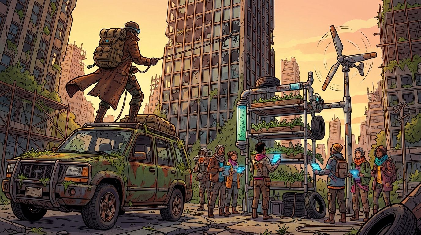 Scavenging And Rebuilding In Modern Wastelands