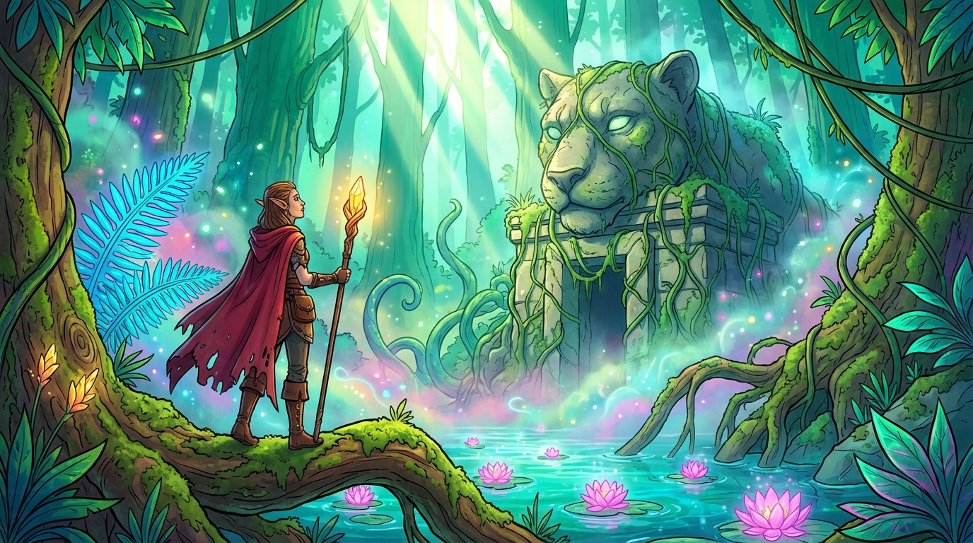 escape into the wild with jungle setting fantasy 1773061582543
