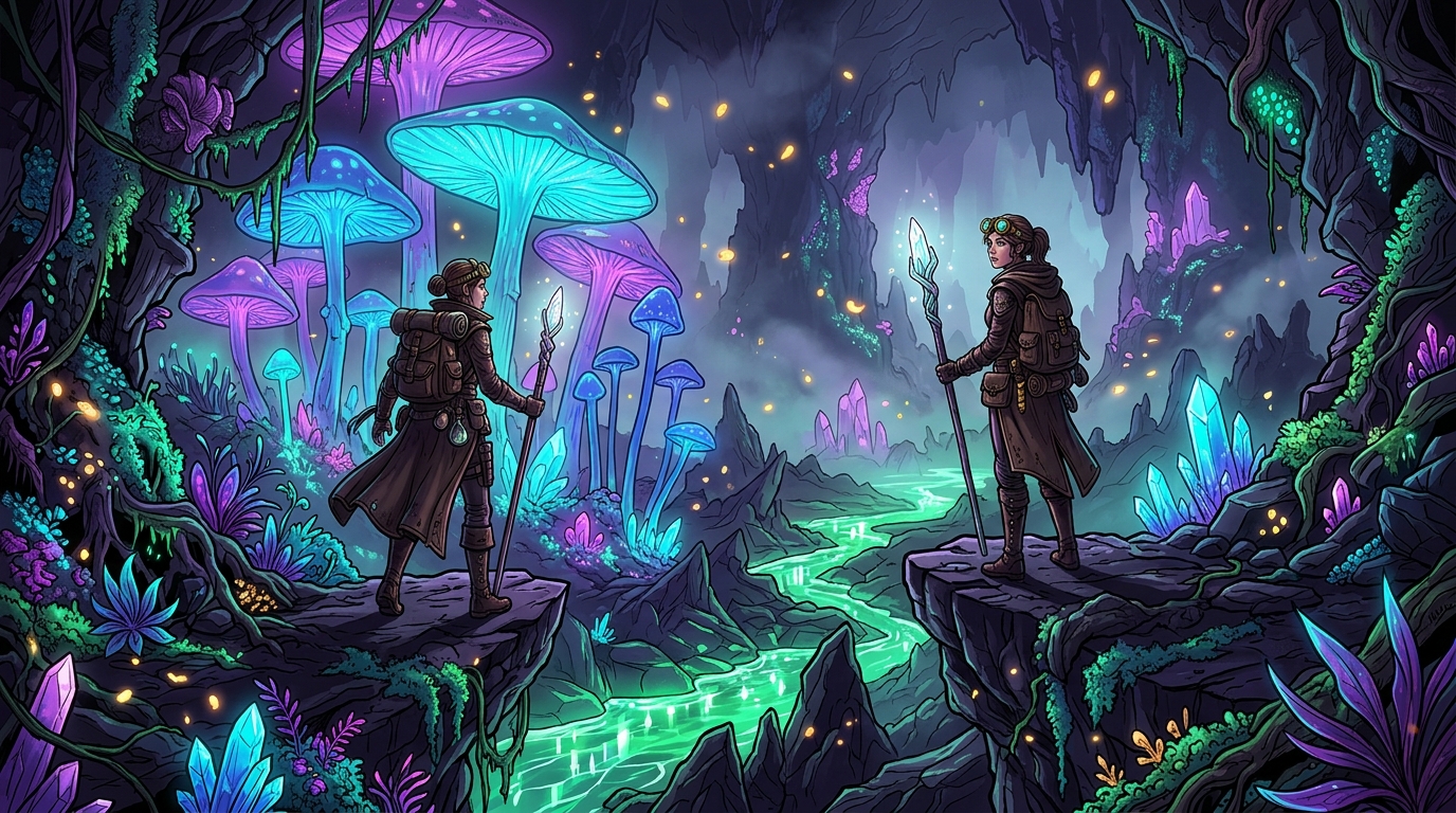 exploring the glowing wonders of sunless world fan 1776603680835