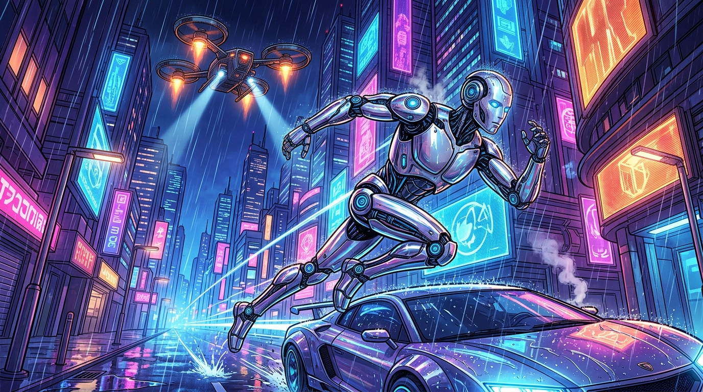Modern Thrillers Featuring Advanced Physical AI