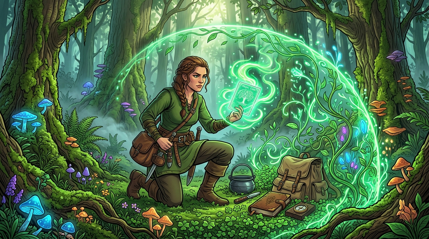 Survival Systems And Card Based Forest Magic