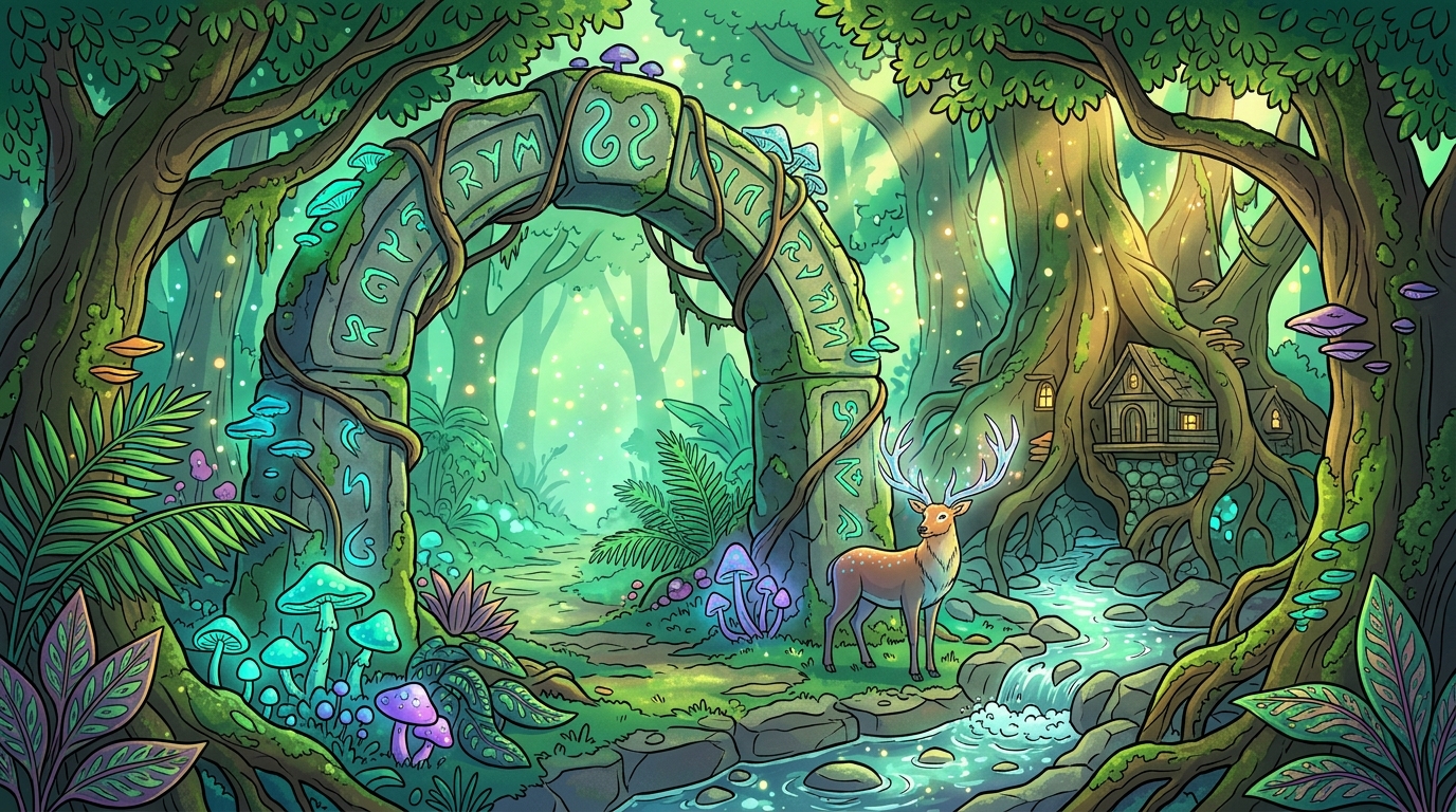 the magic of forest core fantasy books 1775918002783