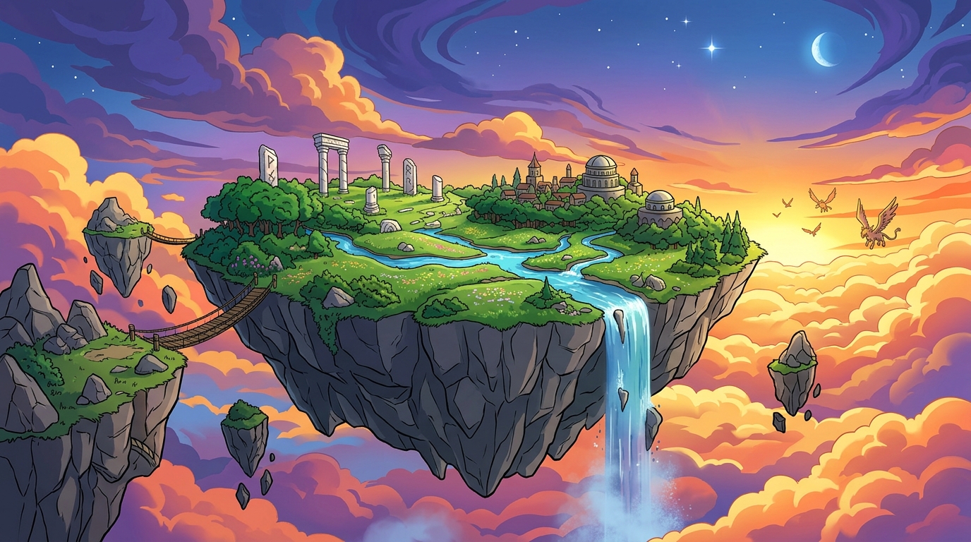 the magic of sky island fantasy worlds 1776430882449