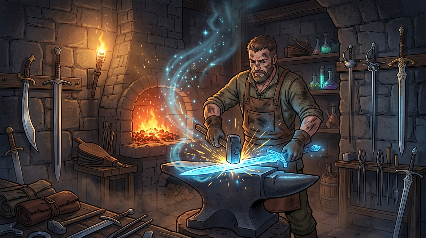 Worldbuilding Through Realistic And Magical Smithing