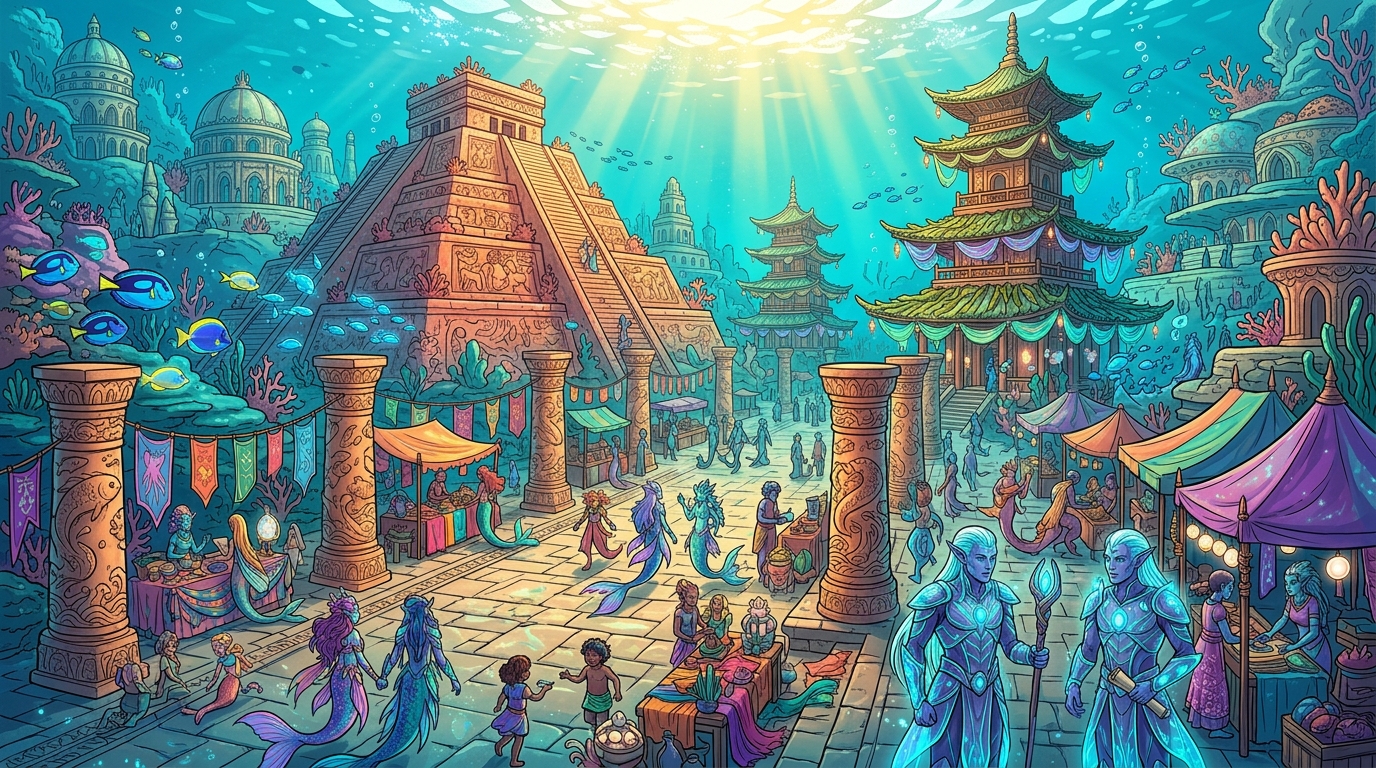 Diverse Cultural Heritage In Aquatic Worldbuilding