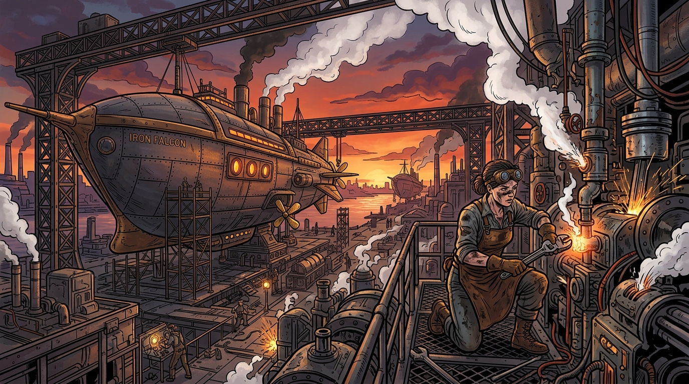 Visions Of Tomorrow From The Worlds Of Yesterday Gritty Industrial Roots In Dieselpunk Stories