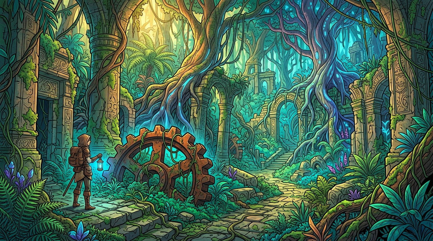 The Ultimate Fantasy Forest Worldbuilding Guide For Your Next Adventure Human Impact And Ancient Forest Ruins