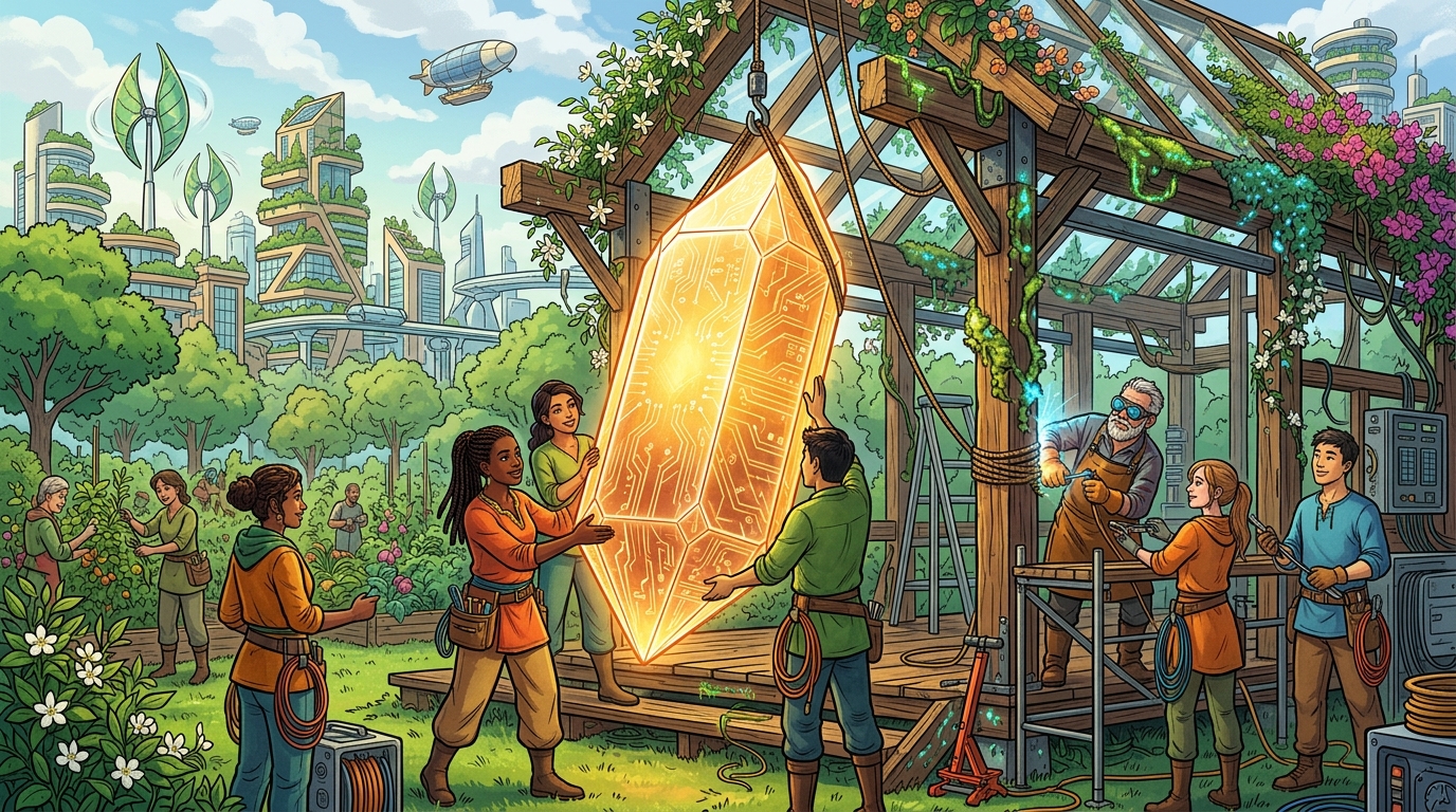 Integrating High Tech With DIY Community Microgrids