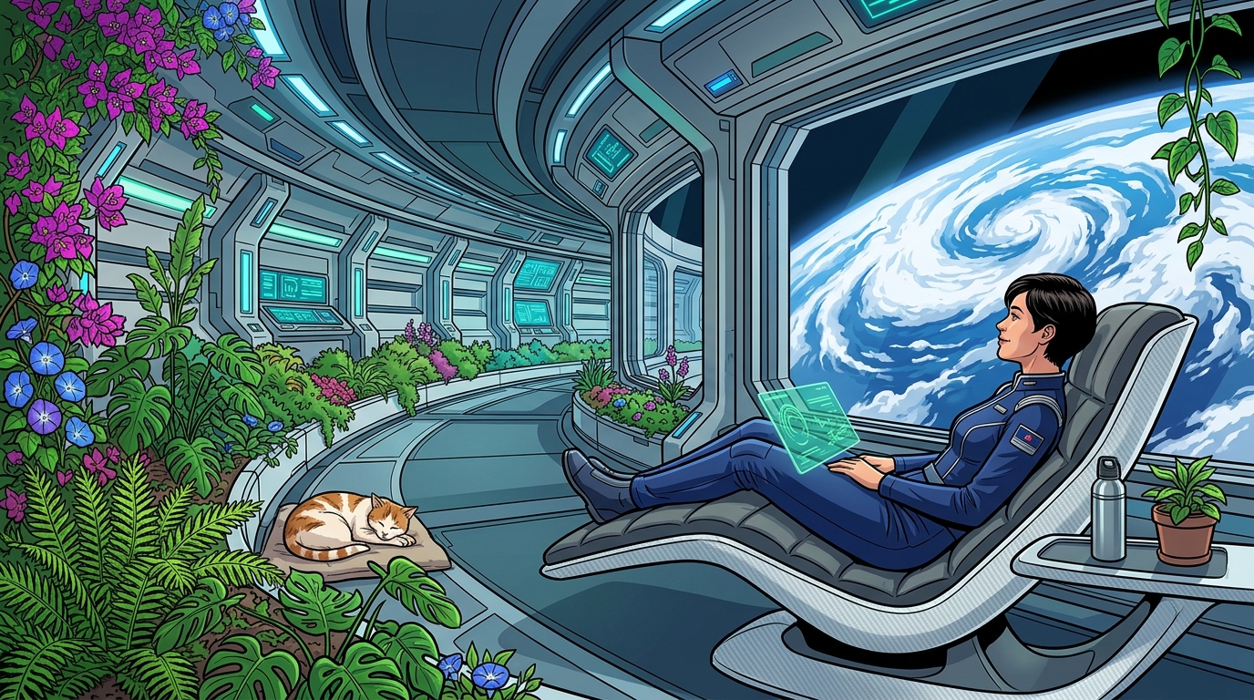 Balancing Gravity And Comfort In Orbital Blueprints