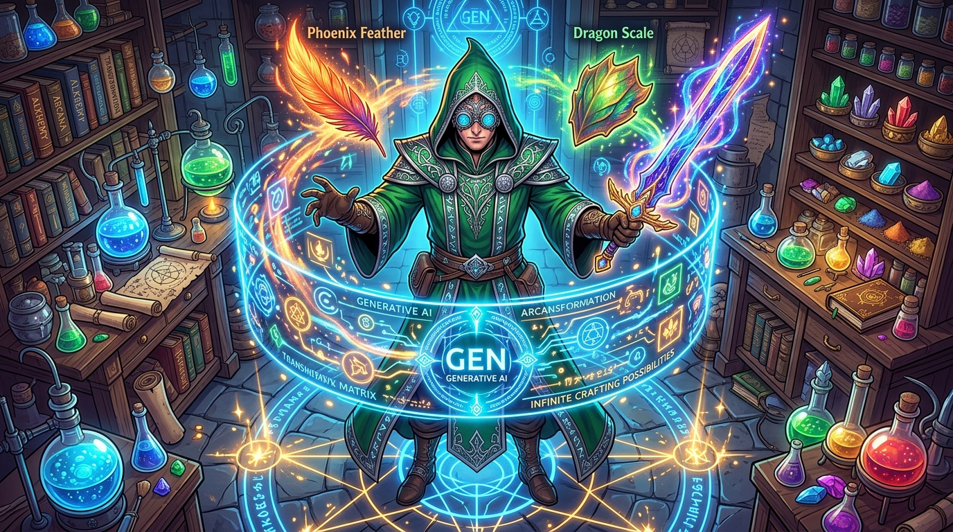 Generative AI And Infinite Crafting Possibilities
