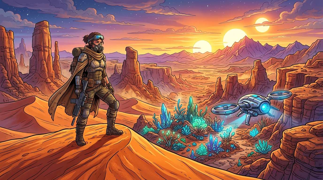 mastering the arid frontier of desert world surviv 1781096490010