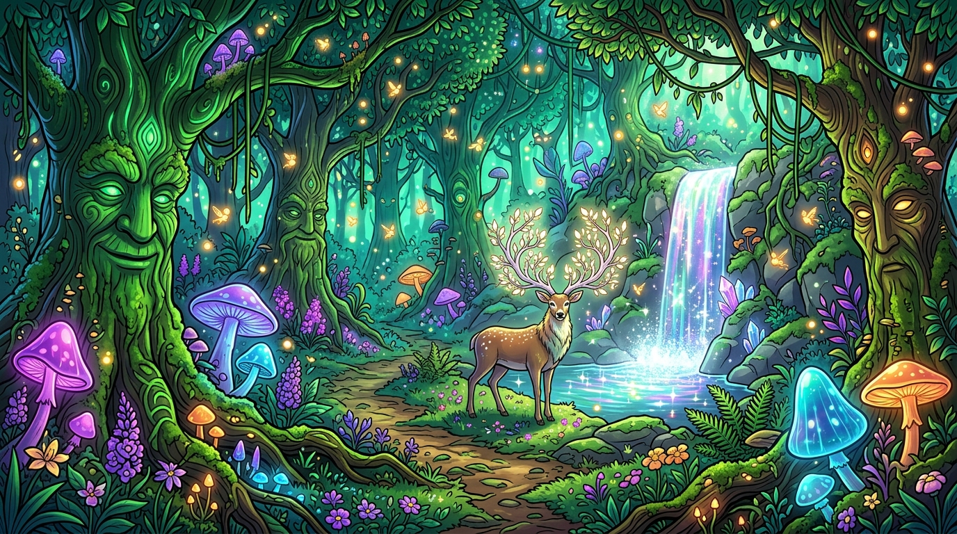 the living wilds of forest setting fantasy 1780318924080