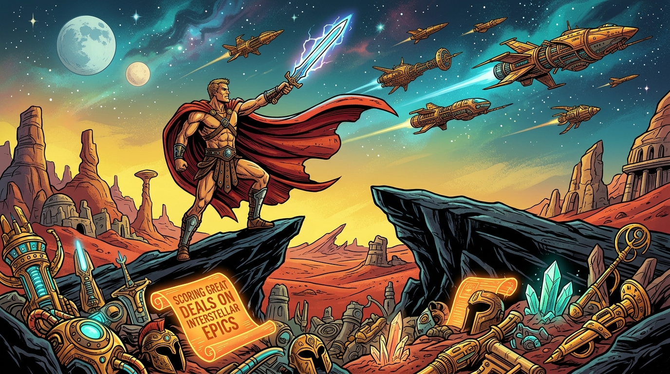 Discover The Thrill Of Sword And Planet Adventures Scoring Great Deals On Interstellar Epics
